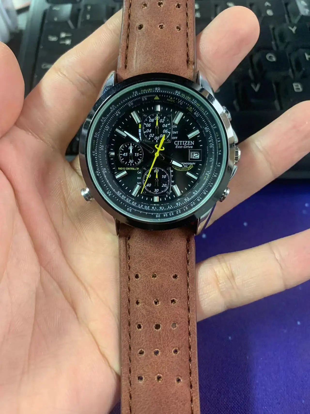 Relojes CITIZEN para hombre, reloj redondo elegante multifunción resistente al agua con calendario de cuarzo de tendencia de lujo, reloj automático de acero inoxidable